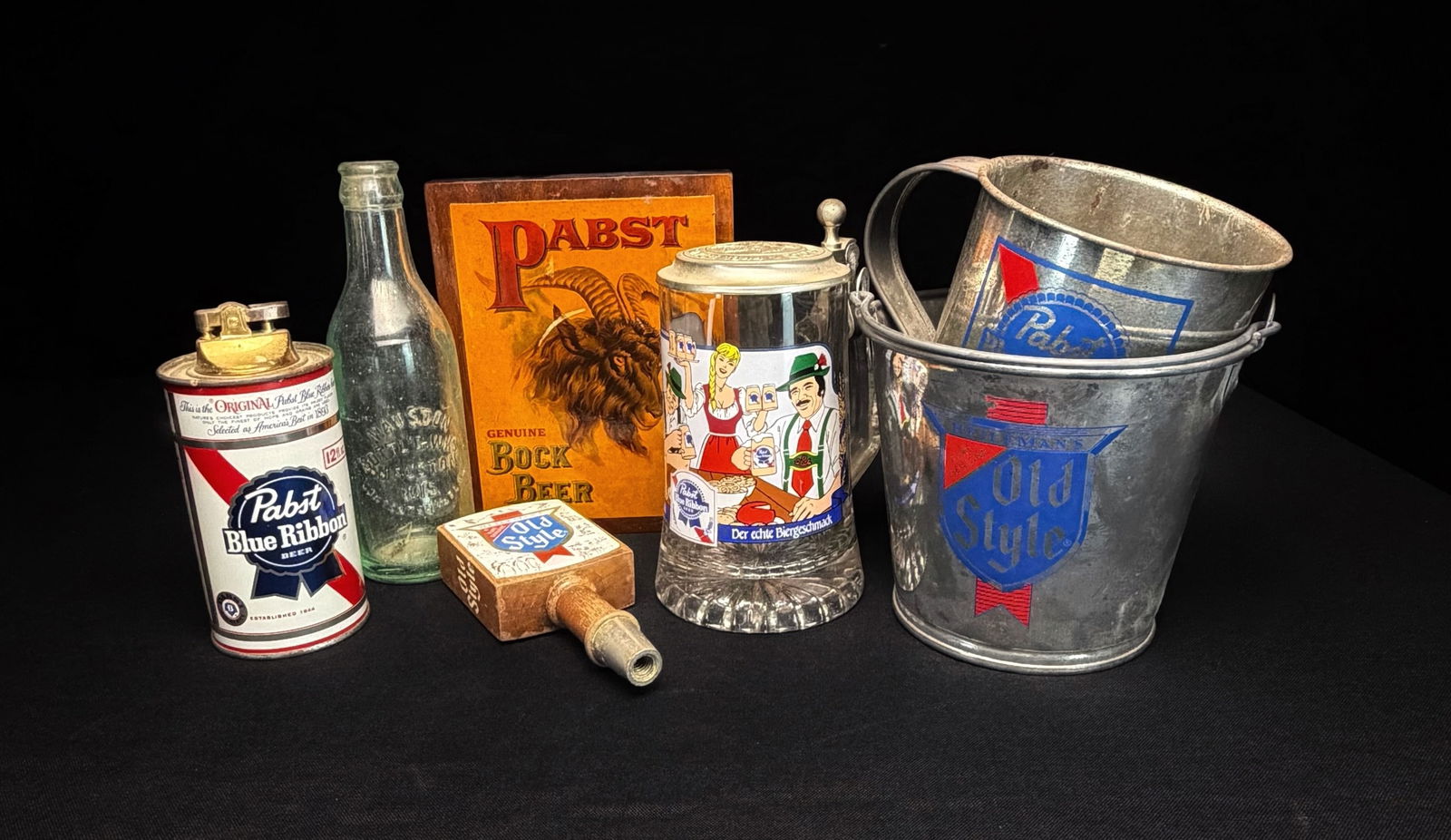 Vintage Pabst & Old Style Breweriana Lot (1 of 4)