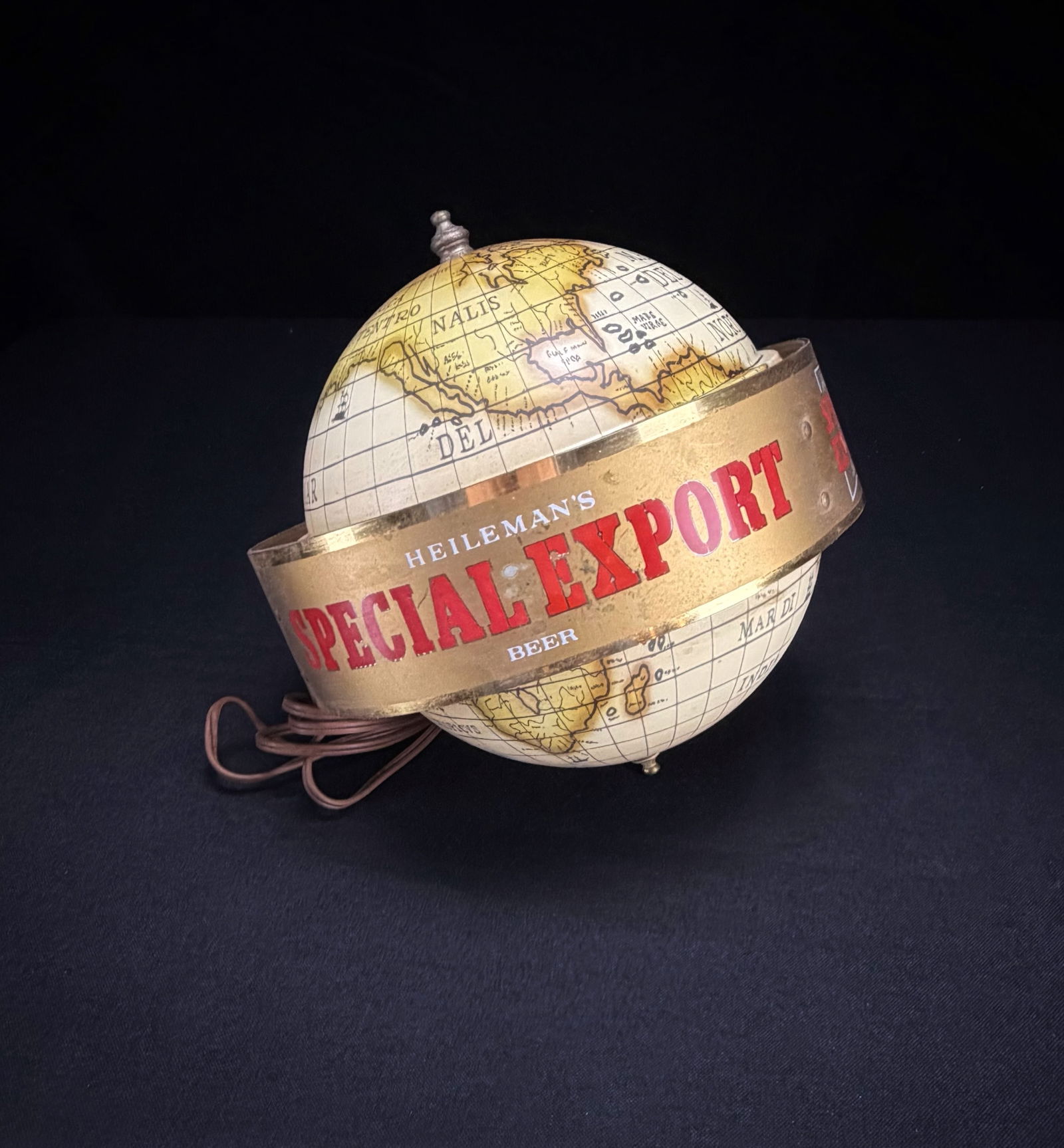 Heileman's Special Export Beer Globe Motion Lamp (1 of 6)