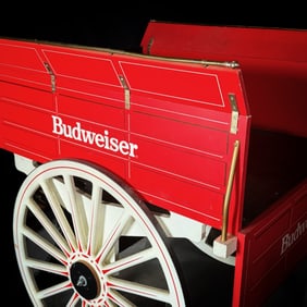 Budweiser Clydesdale Hitch Wagon Store Display