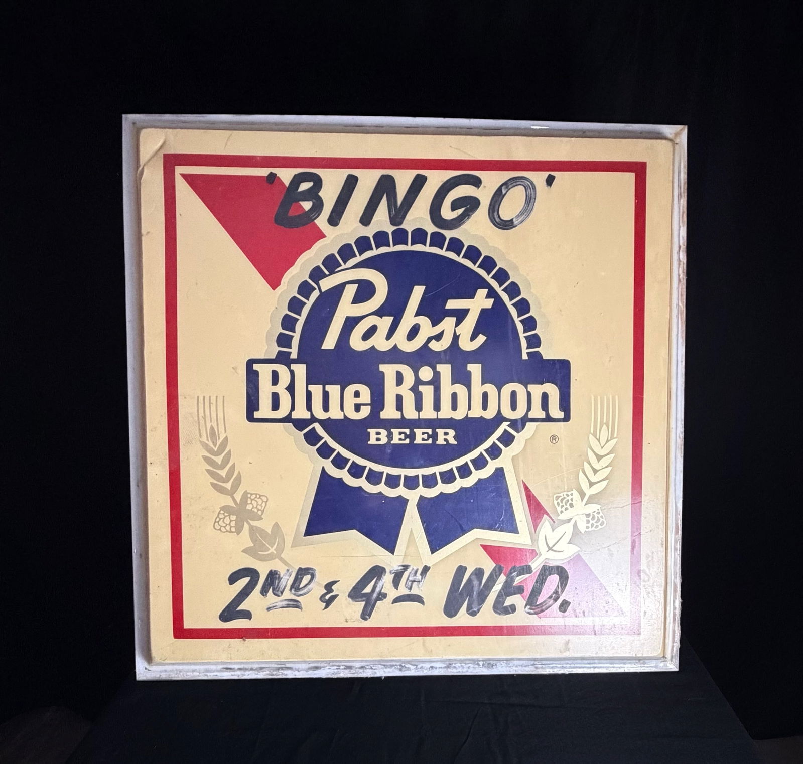 Pabst Blue Ribbon 'Bingo' Lighted Sign Panel (1 of 6)