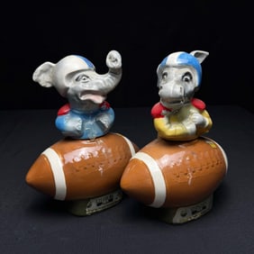 Jim Beam Political Football Decanters