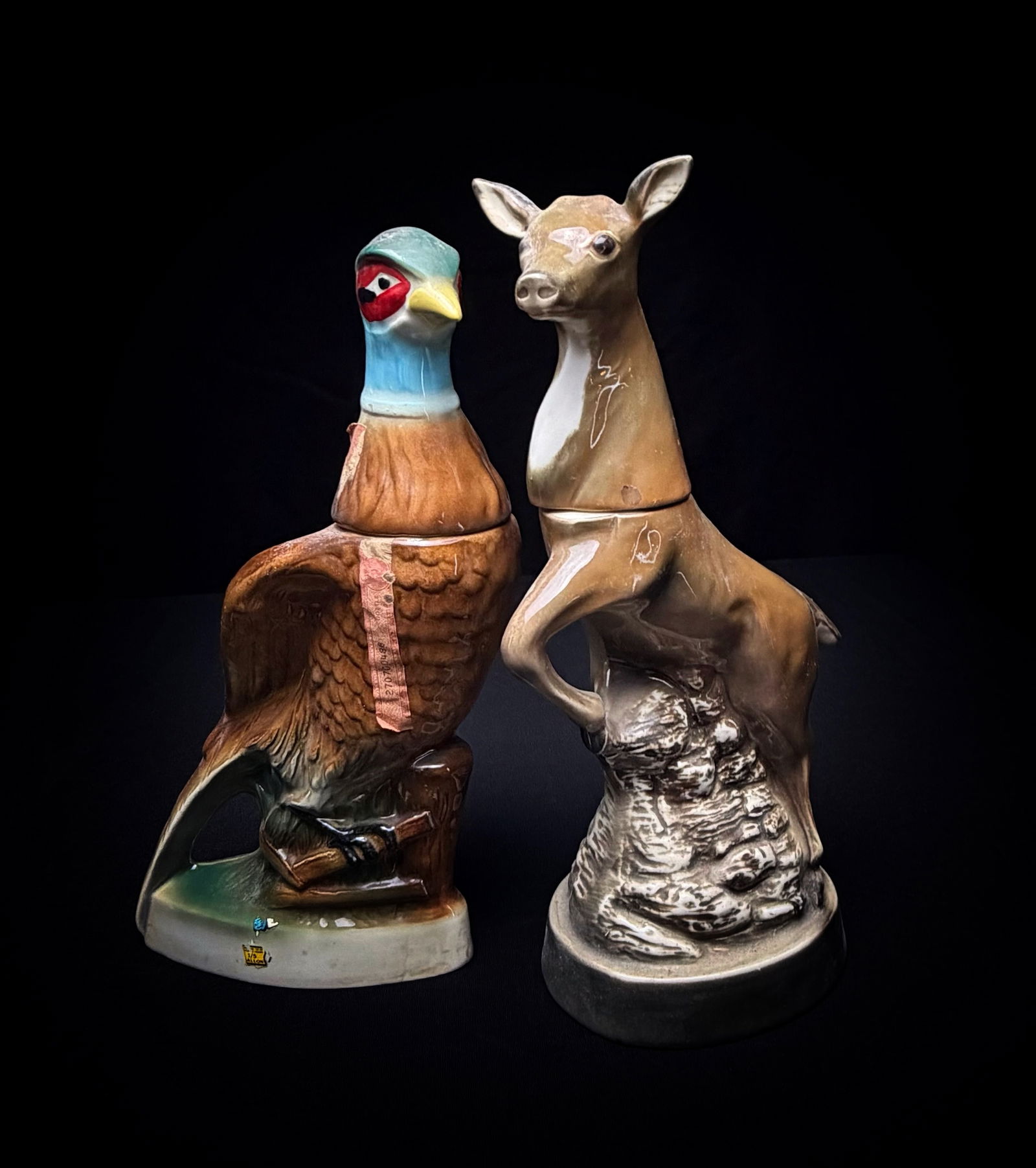 Jim Beam Pheasant and Deer Decanter Lot (1 of 5)