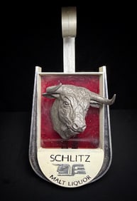 1971 Schlitz Malt Liquor Bull Lighted Sign