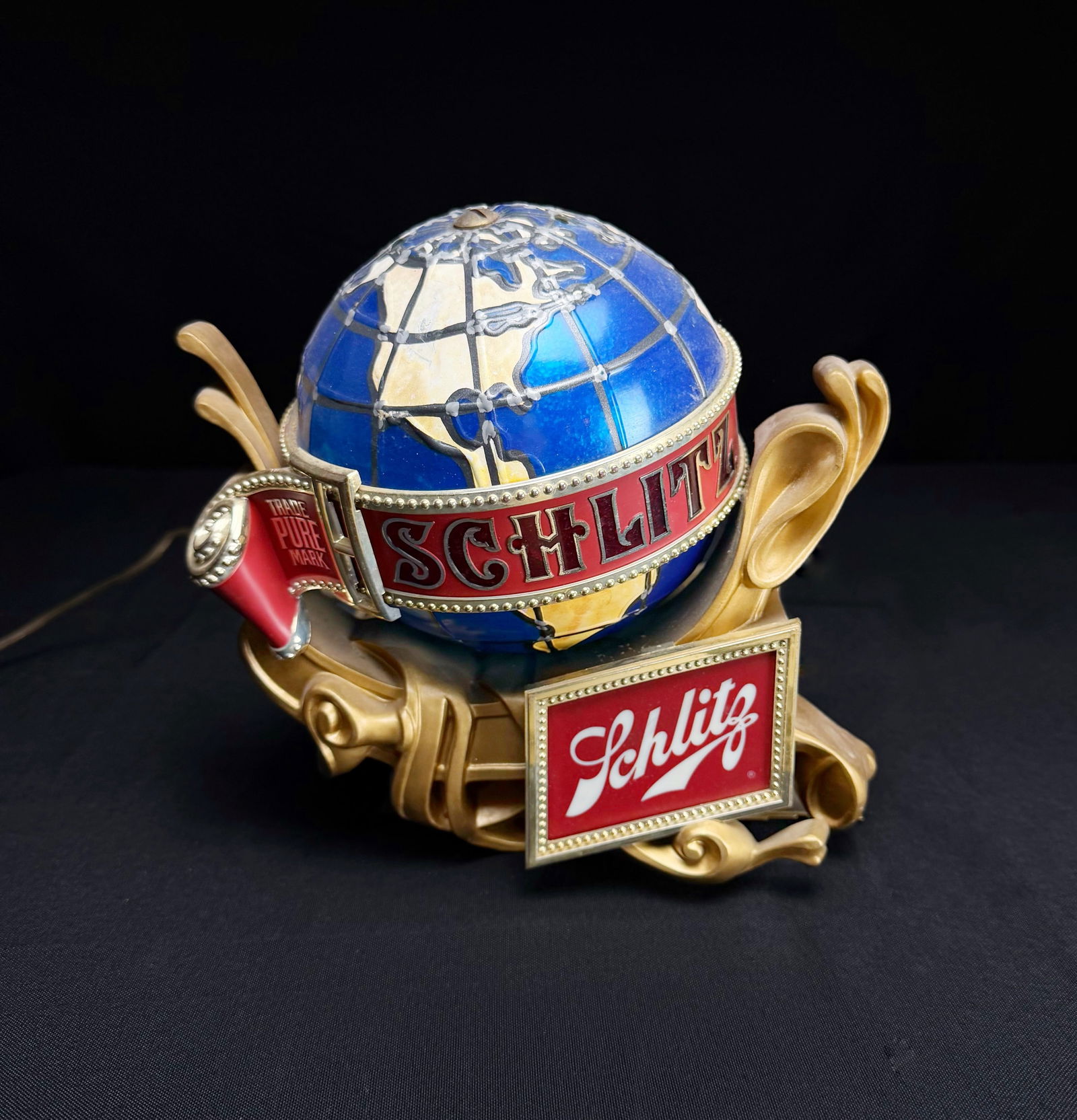 Vintage Schlitz Lighted Globe Sign (1 of 6)
