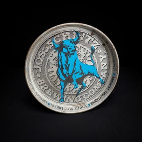 Vintage Schlitz Malt Liquor Bull Tray