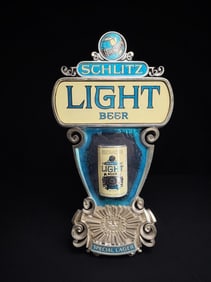 Schlitz Light Beer Special Lager Bar Sign