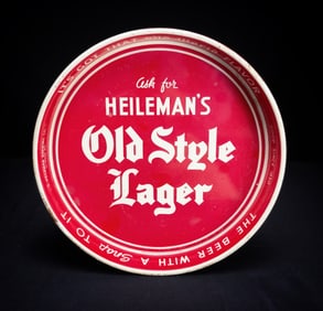 Heileman's Old Style Lager Beer Serving Tray