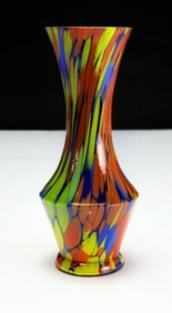 Polish Makora Krisno Blown Glass Vase