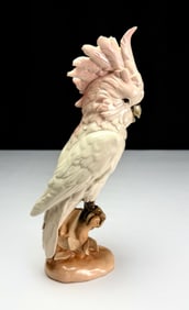 Royal Dux Czech Porcelain Cockatoo Figurine