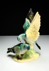 Vintage Erphila Doves Figurine