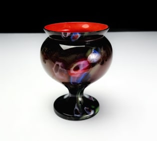 Kralik Millefiori Czech Art Glass Vase