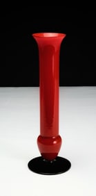 Bohemian Czech Tango Glass Vase