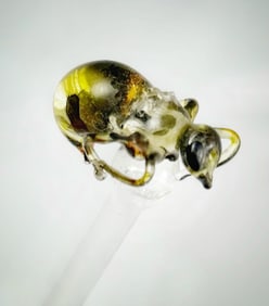 Glass Lampwork Bee Stirrer