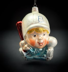 Vintage Christopher Radko Baseball Ornament