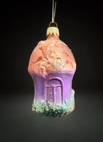 Christopher Radko Santa House Ornament