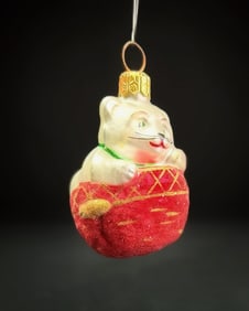 Christopher Radko 'Winter Kitty' Ornament