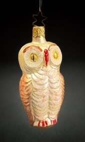 Inge Glas West Germany Owl Ornament