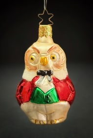 Inge Glas West German 'Wise Owl' Ornament