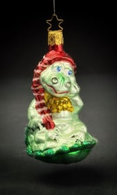 Inge Glas West Germany Christmas Dragon Ornament