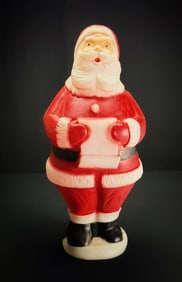 Vintage Heather Plastics Santa Blow Mold