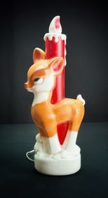 Vintage Empire Plastic Reindeer Blow Mold Light