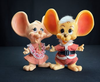 Edward Mobley Christmas Mice Figures (2)