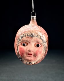 Antique German Red Riding Hood Ornament