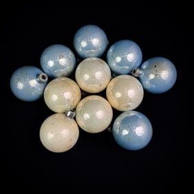 Lot of Vintage Glass Christmas Ornaments