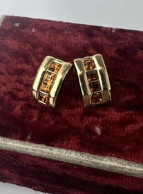Christian Dior Vintage Costume Jewelry Earrings