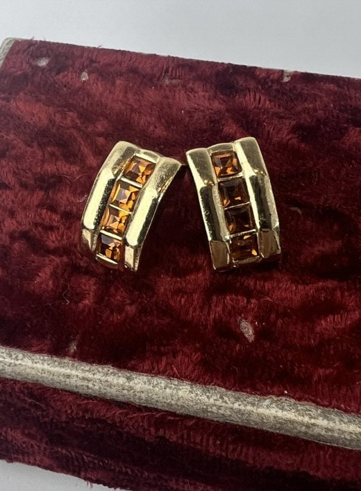 Christian Dior Vintage Costume Jewelry Earrings (1 of 8)