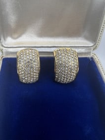 Christian Dior Vintage Costume Jewelry Earrings