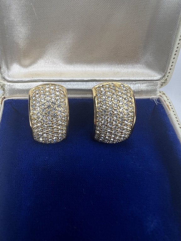 Christian Dior Vintage Costume Jewelry Earrings (1 of 7)
