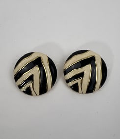 Givenchy French Costume Jewelry Pair Earrings
