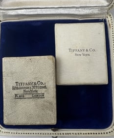 Two Antique Tiffany & Co New York Jewelry Boxes