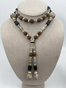 Max Neiger Art Deco Era Czech Art Glass Necklace