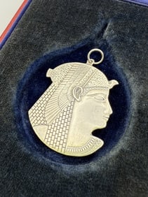 Antique Egyptian Revival Sterling Silver Pendant