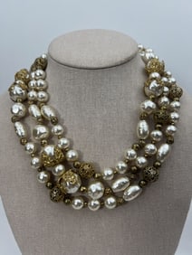 Miriam Haskell Vintage Costume Jewelry Necklace