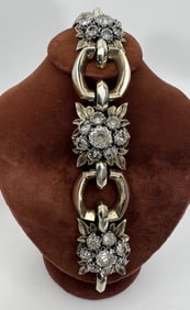 Rare Example Nettie Rosenstein Sterling Bracelet