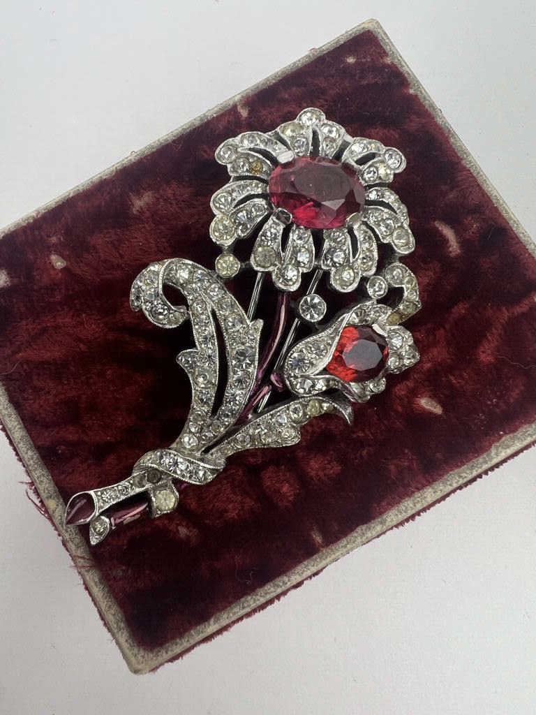 Alfred Philippe Trifari Rhodium Plated Brooch Clip (1 of 11)