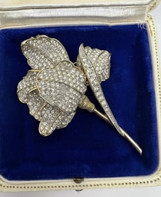 Vintage Jomaz Joseph Mazer Costume Jewelry Brooch