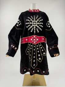 Antique Velvet Odd Fellows Studded Guard Costume