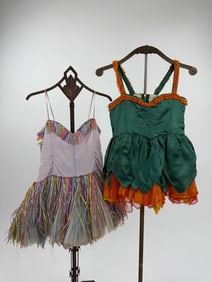 Pair of 2 1940s Children's Dance Costumes