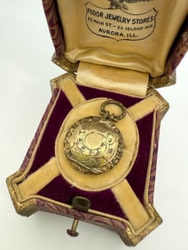 Antique Georgian Era Yellow Gold Mourning Pendant
