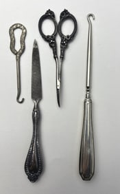 Sterling Tiffany Sewing Items & Vanity Accessories