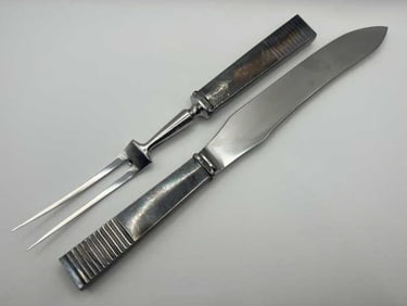 Set of Sterling Georg Jensen Carving Utensils