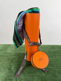 Vintage French Hermes Paris Maxi Twilly w Box