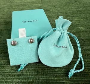 Vintage Tiffany & Co Sterling Pair of Earrings