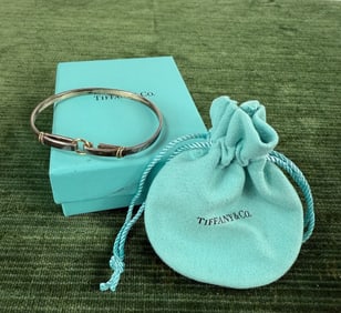 Vintage Tiffany & Co Sterling 18kt Gold Bracelet