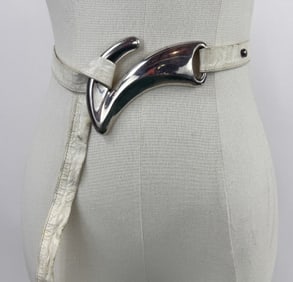 Vintage 1970s Tiffany Elsa Peretti Sterling Belt