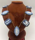 Handmade Necklace w Antique Wedgwood Plaques